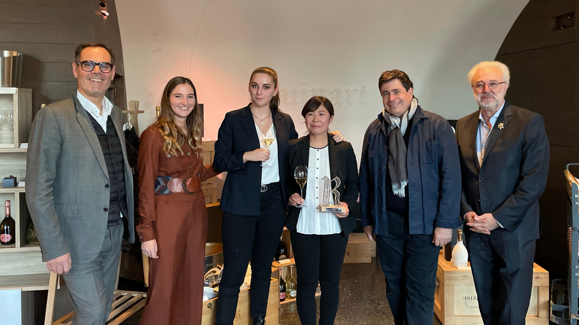 YO ? Seika Hosokawa gagne le Ruinart Sommelier Challenge France 2021