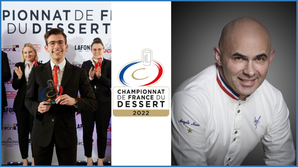 YO ? Yohan Delobel reçoit le prix de la salle au Championnat de France du dessert 2022