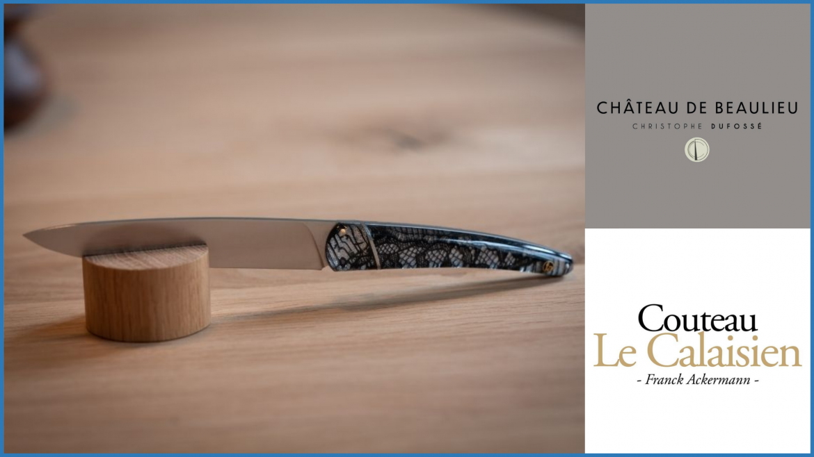 YO ? [Clin d’œil aux réseaux] Le couteau en dentelle de Calais au Château de Beaulieu