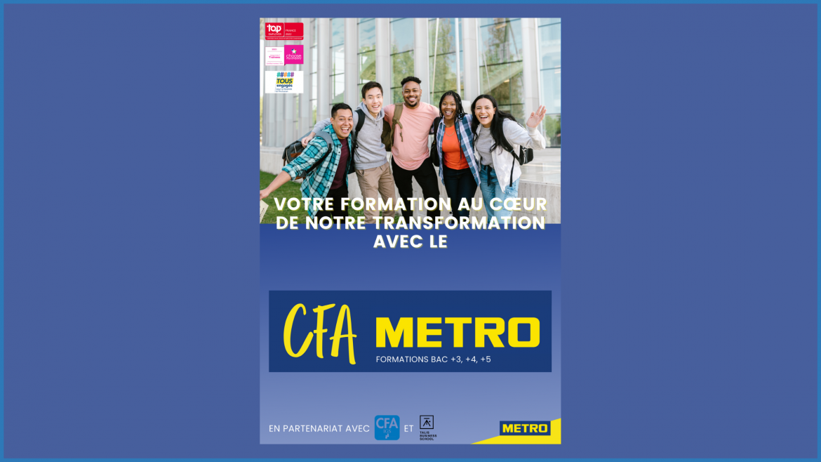 YO ? Metro France ouvre son CFA le 19 septembre prochain !