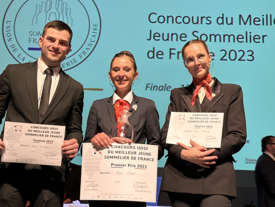 YO ? Marie Wodecki sacrée Meilleur jeune sommelier de France 2023