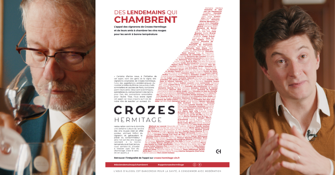 YO ? Crozes-Hermitage : un appel à signature pour réhabiliter le chambrage des vins rouges