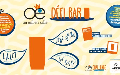 Défi bar : Imagine ton cocktail signature qui sera servi à la remise des prix du 3ème Challenge Un œil en salle