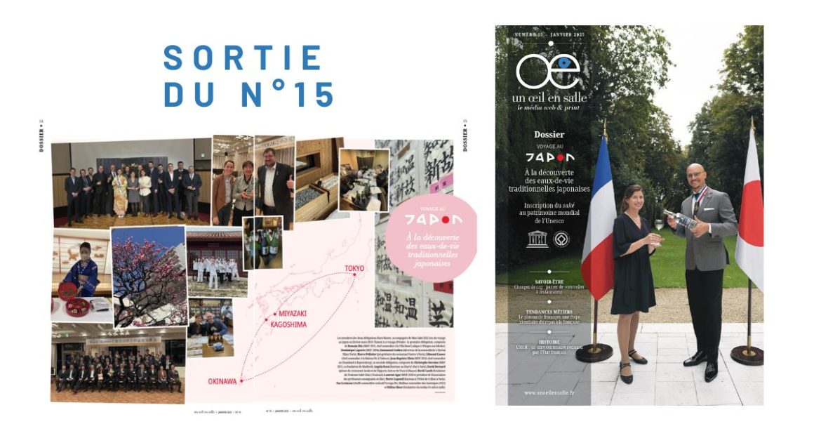 YO ? Parution du Magazine N°15 : Édito « Kampaï (« Santé ») pour les eaux-de-vie japonaises ! »