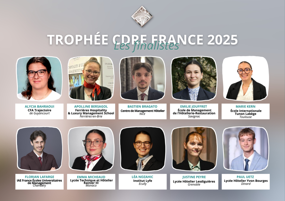 YO ? Les 10 finalistes du Trophée CDRE 2025 sont…