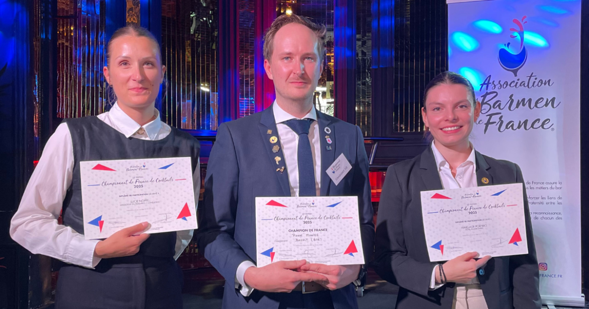 YO ? Pierre Munier conserve son titre au Championnat de France de Cocktails 2025
