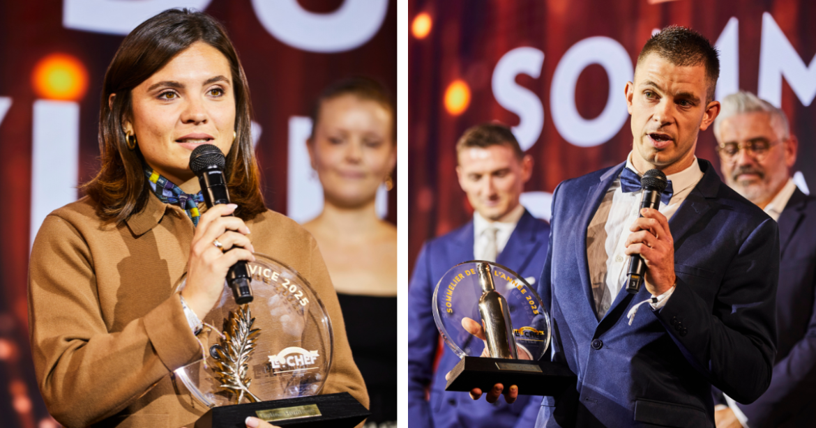YO ? Coline Humbert et Steve Gellot, sacrés aux Trophées Le Chef 2025